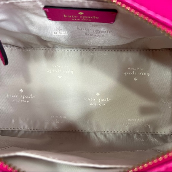 Kate Spade Staci Small Satchel Crossbody In Deep Hibis Pink - Picture 6 of 9